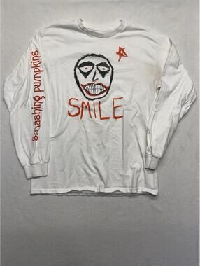 The Smashing Pumpkins - Smile Tour Long Sleeve Shirt REPRO Out Of Production Sm